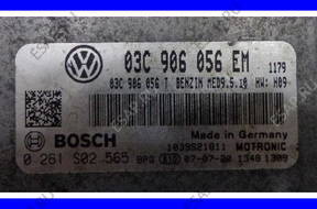 БЛОК УПРАВЛЕНИЯ ДВИГАТЕЛЕМ VW GOLF 1.6 FSI 03C906056EM