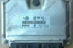 БЛОК УПРАВЛЕНИЯ ДВИГАТЕЛЕМ VW GOLF 4 BORA 1.9TDI 038906012L