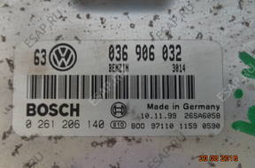 БЛОК УПРАВЛЕНИЯ   ДВИГАТЕЛЕМ VW GOLF 4 IV 036906032