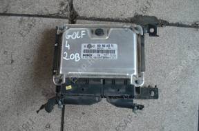 БЛОК УПРАВЛЕНИЯ ДВИГАТЕЛЕМ VW GOLF 4 IV 2,0 B KALISZ BOSCH