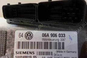 БЛОК УПРАВЛЕНИЯ ДВИГАТЕЛЕМ VW GOLF BORA 1.6 APF 06A906033