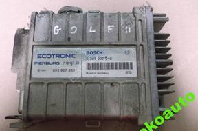 БЛОК УПРАВЛЕНИЯ ДВИГАТЕЛЕМ VW GOLF II 893907383
