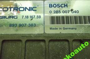 БЛОК УПРАВЛЕНИЯ ДВИГАТЕЛЕМ VW GOLF II 893907383