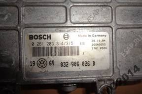 БЛОК УПРАВЛЕНИЯ ДВИГАТЕЛЕМ VW GOLF III 1.6 032906026D