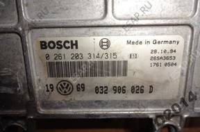 БЛОК УПРАВЛЕНИЯ ДВИГАТЕЛЕМ VW GOLF III 1.6 032906026D
