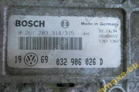 БЛОК УПРАВЛЕНИЯ ДВИГАТЕЛЕМ VW GOLF III 1.6 i 032906026D