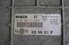 БЛОК УПРАВЛЕНИЯ ДВИГАТЕЛЕМ VW Golf III 1.9TDI 0281001421