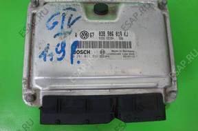 БЛОК УПРАВЛЕНИЯ ДВИГАТЕЛЕМ VW GOLF IV 1.9 TDI 038906019KJ
