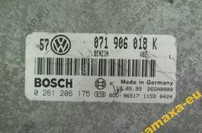 БЛОК УПРАВЛЕНИЯ ДВИГАТЕЛЕМ VW GOLF IV 2.3 V5 071906018K 1999 год