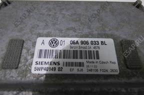 БЛОК УПРАВЛЕНИЯ ДВИГАТЕЛЕМ VW GOLF IV 4 A3 BORA 06A906033BL