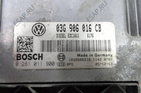 БЛОК УПРАВЛЕНИЯ ДВИГАТЕЛЕМ VW GOLF V 1.9 TDI 03G906016CB