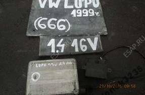БЛОК УПРАВЛЕНИЯ ДВИГАТЕЛЕМ  VW LUPO 1.4 16V 1999 год