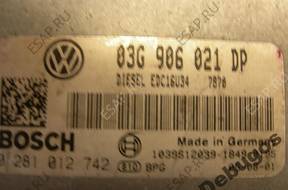 БЛОК УПРАВЛЕНИЯ ДВИГАТЕЛЕМ VW PASAT 1,9 TDI 0281 012 742