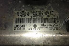 БЛОК УПРАВЛЕНИЯ ДВИГАТЕЛЕМ VW PASSAT B5 0281011204 1,9 TDI