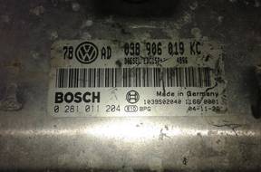БЛОК УПРАВЛЕНИЯ ДВИГАТЕЛЕМ VW PASSAT B5 0281011204 1,9 TDI