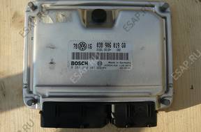 БЛОК УПРАВЛЕНИЯ ДВИГАТЕЛЕМ VW PASSAT B5 038906019GQ