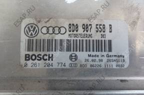БЛОК УПРАВЛЕНИЯ ДВИГАТЕЛЕМ VW PASSAT B5 8D0907558B