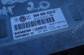 БЛОК УПРАВЛЕНИЯ ДВИГАТЕЛЕМ VW PASSAT B5 FL 2.0 8V