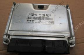 БЛОК УПРАВЛЕНИЯ ДВИГАТЕЛЕМ VW PASSAT B5 FL1.9TDI 038906019GL