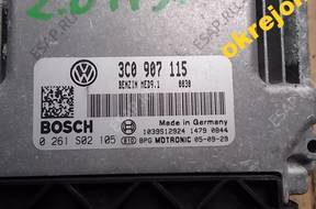БЛОК УПРАВЛЕНИЯ ДВИГАТЕЛЕМ vw passat b6 2,0 TFSI 3C0907115
