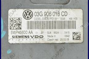 БЛОК УПРАВЛЕНИЯ ДВИГАТЕЛЕМ VW PASSAT B6 2.0 TDI 03G906018CD