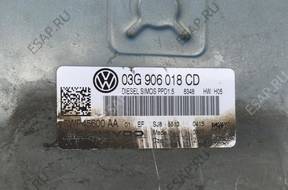 БЛОК УПРАВЛЕНИЯ ДВИГАТЕЛЕМ VW PASSAT B6 BKP 2.0 TDI 03G90601