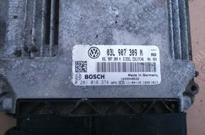 БЛОК УПРАВЛЕНИЯ ДВИГАТЕЛЕМ VW Passat B7 2,0 TDI 0281016374