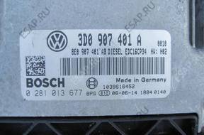 БЛОК УПРАВЛЕНИЯ ДВИГАТЕЛЕМ VW PHAETON 3.0 TDI 3D0907401A