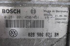 БЛОК УПРАВЛЕНИЯ ДВИГАТЕЛЕМ VW POLO 028906021BN 1.9 SDI