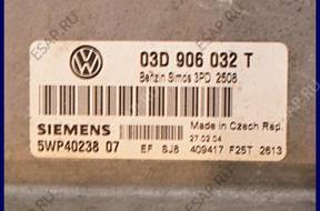 БЛОК УПРАВЛЕНИЯ ДВИГАТЕЛЕМ VW POLO 1.2 03D906032T 5WP40238