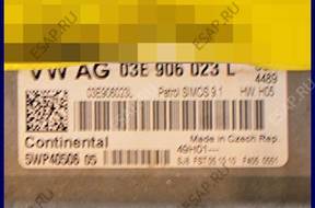 БЛОК УПРАВЛЕНИЯ ДВИГАТЕЛЕМ VW POLO 1.2 03E906023L 5WP40506