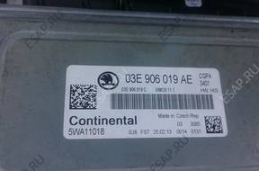 БЛОК УПРАВЛЕНИЯ   ДВИГАТЕЛЕМ VW POLO 1.2 CGP