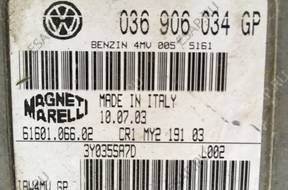 БЛОК УПРАВЛЕНИЯ   ДВИГАТЕЛЕМ VW POLO 1.4 16 V