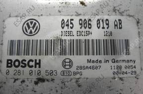 БЛОК УПРАВЛЕНИЯ ,  ДВИГАТЕЛЕМ VW POLO 1.4TDI