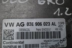 БЛОК УПРАВЛЕНИЯ ДВИГАТЕЛЕМ VW POLO 6 год,0 1.2 12V 03E906023AL