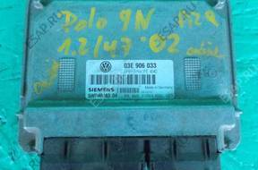 БЛОК УПРАВЛЕНИЯ ДВИГАТЕЛЕМ VW POLO 9N 1.2 12V 03E906033