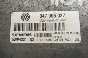 БЛОК УПРАВЛЕНИЯ   ДВИГАТЕЛЕМ VW Polo Lupo 047906027
