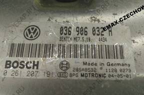 БЛОК УПРАВЛЕНИЯ ДВИГАТЕЛЕМ VW SEAT AUDI SKODA 036906032H