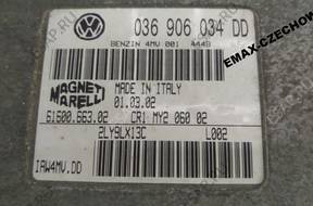 БЛОК УПРАВЛЕНИЯ ДВИГАТЕЛЕМ VW SEAT AUDI SKODA 036906034DD