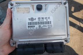 БЛОК УПРАВЛЕНИЯ ДВИГАТЕЛЕМ VW SEAT AUDI SKODA 038906019KE