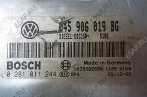 БЛОК УПРАВЛЕНИЯ ДВИГАТЕЛЕМ VW SEAT SKODA 1.4 TDI 045906019BG