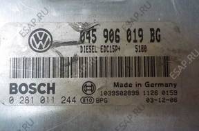 БЛОК УПРАВЛЕНИЯ ДВИГАТЕЛЕМ VW SEAT SKODA 1.4 TDI 045906019BG