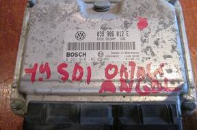 БЛОК УПРАВЛЕНИЯ ДВИГАТЕЛЕМ  VW SEAT SKODA  1.9 SDI  BOSCH