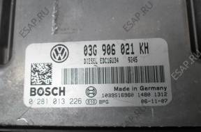 БЛОК УПРАВЛЕНИЯ ДВИГАТЕЛЕМ VW SEAT SKODA 1.9 TDI 03G906021KH