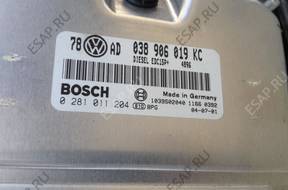 БЛОК УПРАВЛЕНИЯ ДВИГАТЕЛЕМ VW SEAT SKODA AUDI 038906019KC