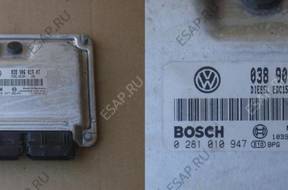 БЛОК УПРАВЛЕНИЯ ДВИГАТЕЛЕМ VW SKODA 038906019HT 0281010947