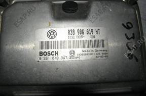 БЛОК УПРАВЛЕНИЯ ДВИГАТЕЛЕМ VW SKODA AUDI 1.9 TDI 038906019HT