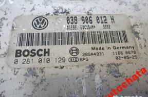 БЛОК УПРАВЛЕНИЯ ДВИГАТЕЛЕМ VW SKODA SEAT AUDI 038906012H