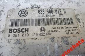 БЛОК УПРАВЛЕНИЯ ДВИГАТЕЛЕМ VW SKODA SEAT AUDI 038906012H