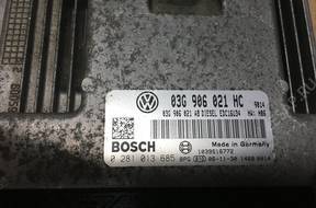 БЛОК УПРАВЛЕНИЯ ДВИГАТЕЛЕМ VW SKODA SEAT AUDI 03G906021HC